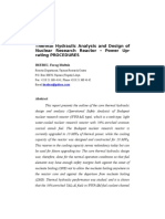 Thermal Hydraulic Analysis and Design of WWR-M2 Nuclear Research Reactor - Power Uprating