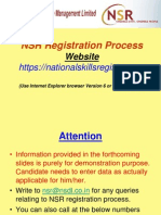 NSR Registration Demo Cognizant Candidates