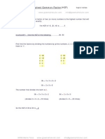 Highest Common Factor (HCF), Number Revision Notes From GCSE Maths Tutor