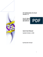 Ga Optimization For Excel 1 2