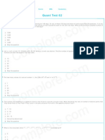 Cat 2009 Quant Test 62