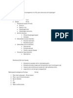 Dysphagia Marking Scheme