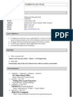 CV - Mohammad El Arid