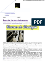 Deus Não Faz Acepção de Pessoas - Portal Da Teologia PDF