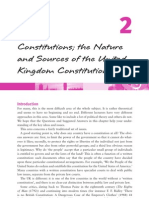 Nature & Sources of UK Constitution