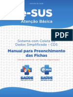 Manual - E-SUS - CDS - Sistema de Coleta de Dados Simplificada - Manual para Preenchimento Das Fichas