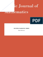 Pacific Journal of Mathematics: Multiple Harmonic Series