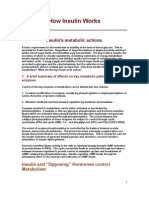 Insulin's Mechanism of Action