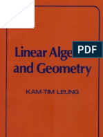 Kam-Tim Leung Linear Algebra and Geometry 1974