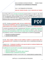 DPC - Da Formação, Da Suspensão e Da Extinção Do Processo