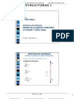 Diseño de Elementos Sometidos A Flexion y Carga Axial