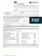 Claim Form - IPD