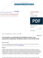 Lencioni - Concentração e Centralização Das Atividades Urbanas - Uma Perspectiva Multiescalar - 2008