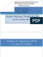 Aula Teorica Sobre o Modelo is-LM em Economia Aberta