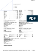 Box Score (8-11)