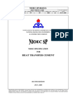 Heat Transfer Cement: NIOEC-SP-80-03