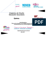 Programa (Química 10º Grado)