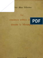 Nestor Meza Villalobos - Laconciencia Política Chilena Durante La Monarquía