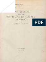 MMA - H. Winlock - Temple of Ramses I at Abydos - 1931 PDF