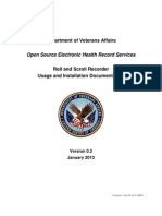 Department of Veterans Affairs: Open Source Electronic Health Record Services