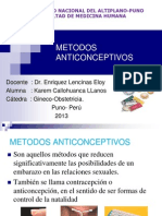 Métodos Anticonceptivos