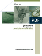 Manual Sobre Programas de Justicia Restaurativa, Naciones Unidas