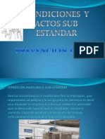 Condiciones y Acciones Sub Estandar