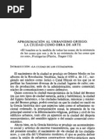 Aproximación Al Urbanismo Griego