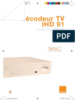 Guide Installation Decodeur Sagem IHD 91