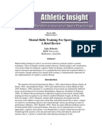 Mental Skills Training For Sports - A Brief Review - Luke Behncke