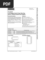 74LCX374 Low Voltage Octal D-Type Flip-Flop With 5V Tolerant Inputs and Outputs