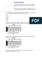 Exercícios Dedilhado