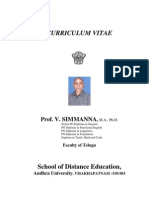 Prof V Simmanna