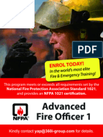 Advanced Fire Officer 1