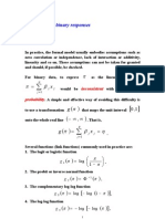 (A) Modeling: 2.3 Models For Binary Responses