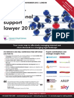 Professional Support Lawyer 2013