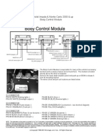 Chevrolet Impala & Monte Carlo 2000 & Up Body Control Module