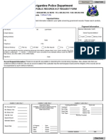 Brigantine Police Department OPRA Form