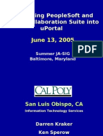 Integrating PeopleSoft and Oracle Collaboration Suite Into Uportal