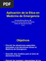 Etica en Emergencias