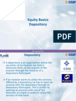 Equity Basics Depository: IIFL Training Team IIFL Training Team