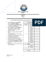 Sulit 4531/2 Physics Paper 2 Mei 2009 Mid Year Examination Form 4 Physics