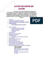 El Cultivo de Kefir de Leche, Articulo Completo, Mejoras, Beneficios Tratamientos