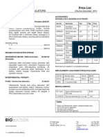 Muscle and Pain Stimulators: Price List