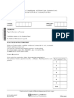 IGCSE Chemistry Paper 0620 - s12 - QP - 63 PDF