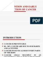 Prevention & Detection of CANCER