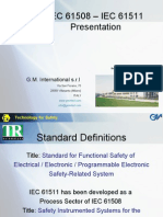 IEC 61508 - IEC 61511 Presentation: G.M. International S.R.L