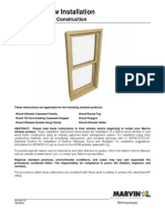 Wood Window Installation Instructions