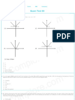 CAT 2009 Quant Test 80