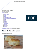 Receita de Massa de Pão Extra Macia - Tudo Gostoso PDF